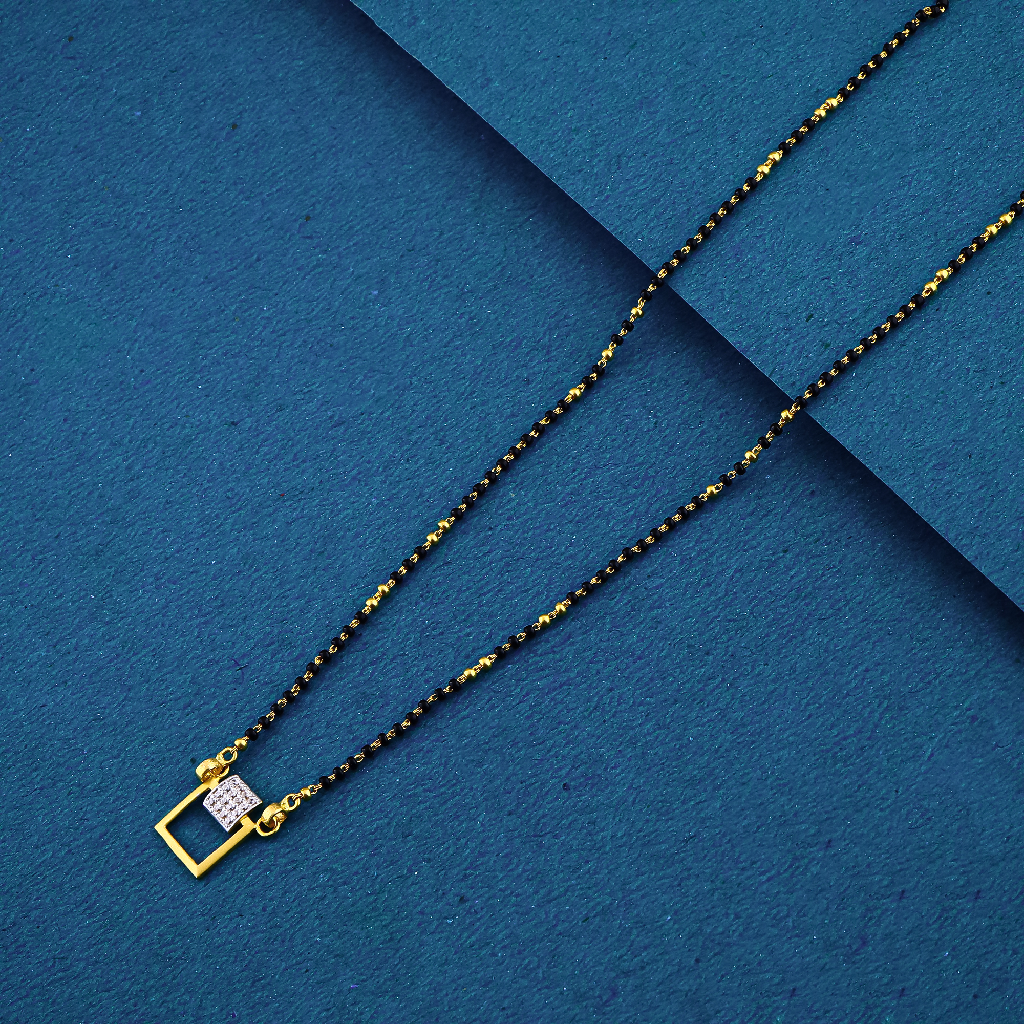 22K 916 SINGAL LINE FANCY MANGALSUTRA
