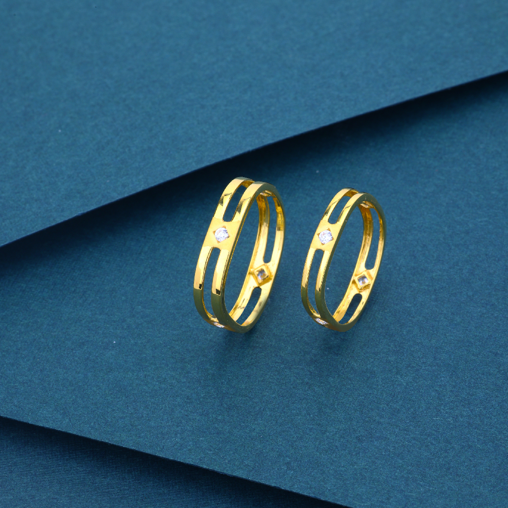 22k Gold Exclusive Light Weight Couple Ring