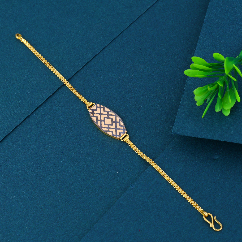 22K Gold Fancy children baby bracelet