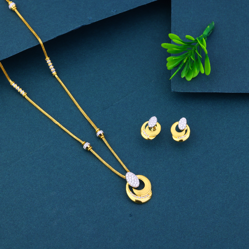 916k gold fancy oval shape mate finishing dokiya set