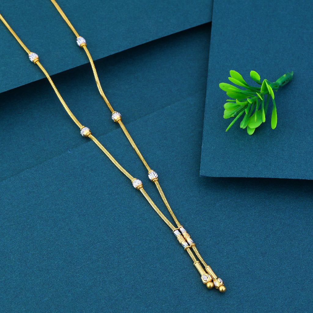 916 gold two line latkan ladies dokiya