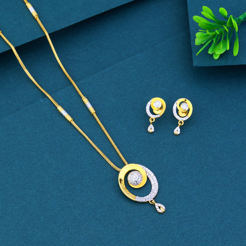 22k gold fancy oval shape ladies dokiya