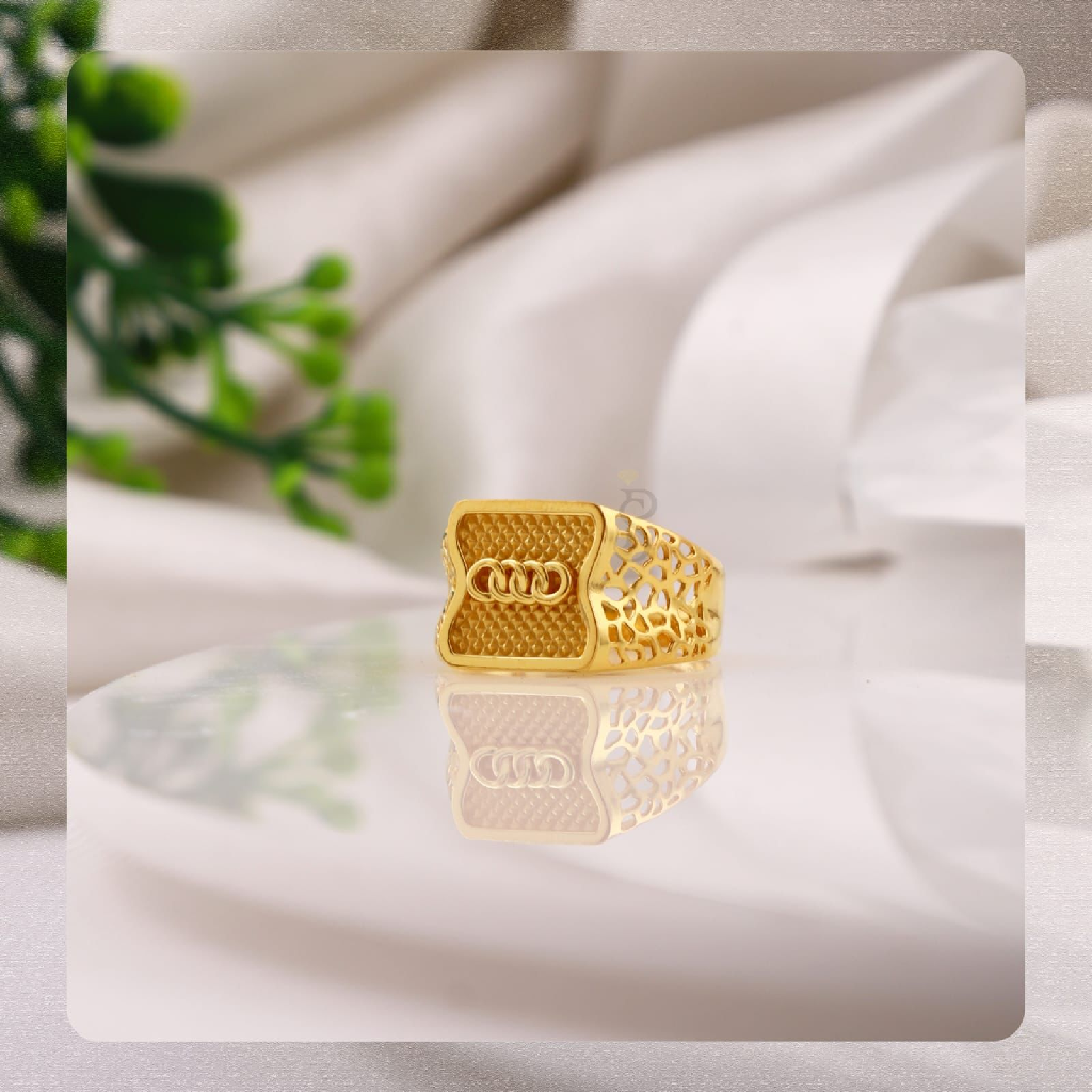 22K Gold Exclusive 4 Bangdi Gents Ring