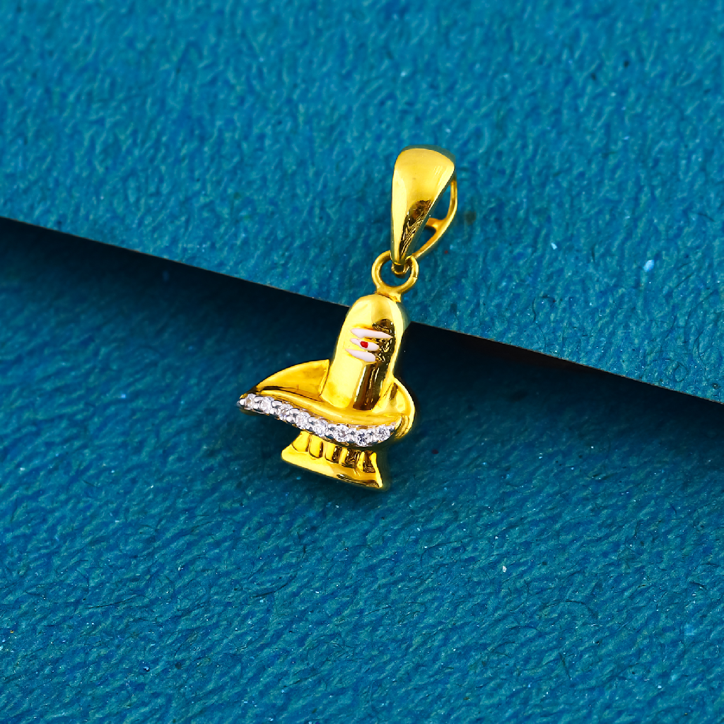 18K Gold Exclusive Shivling Pendant