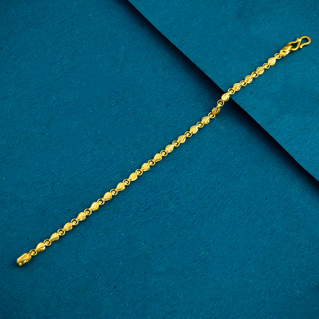22K 916 Yellow Gold Fancy Ledis Bracelet