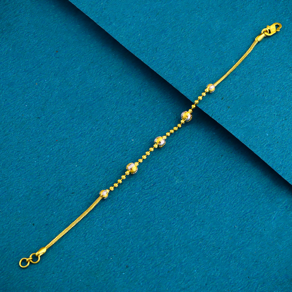 22K Gold Exclusive ball design ledies bracelet