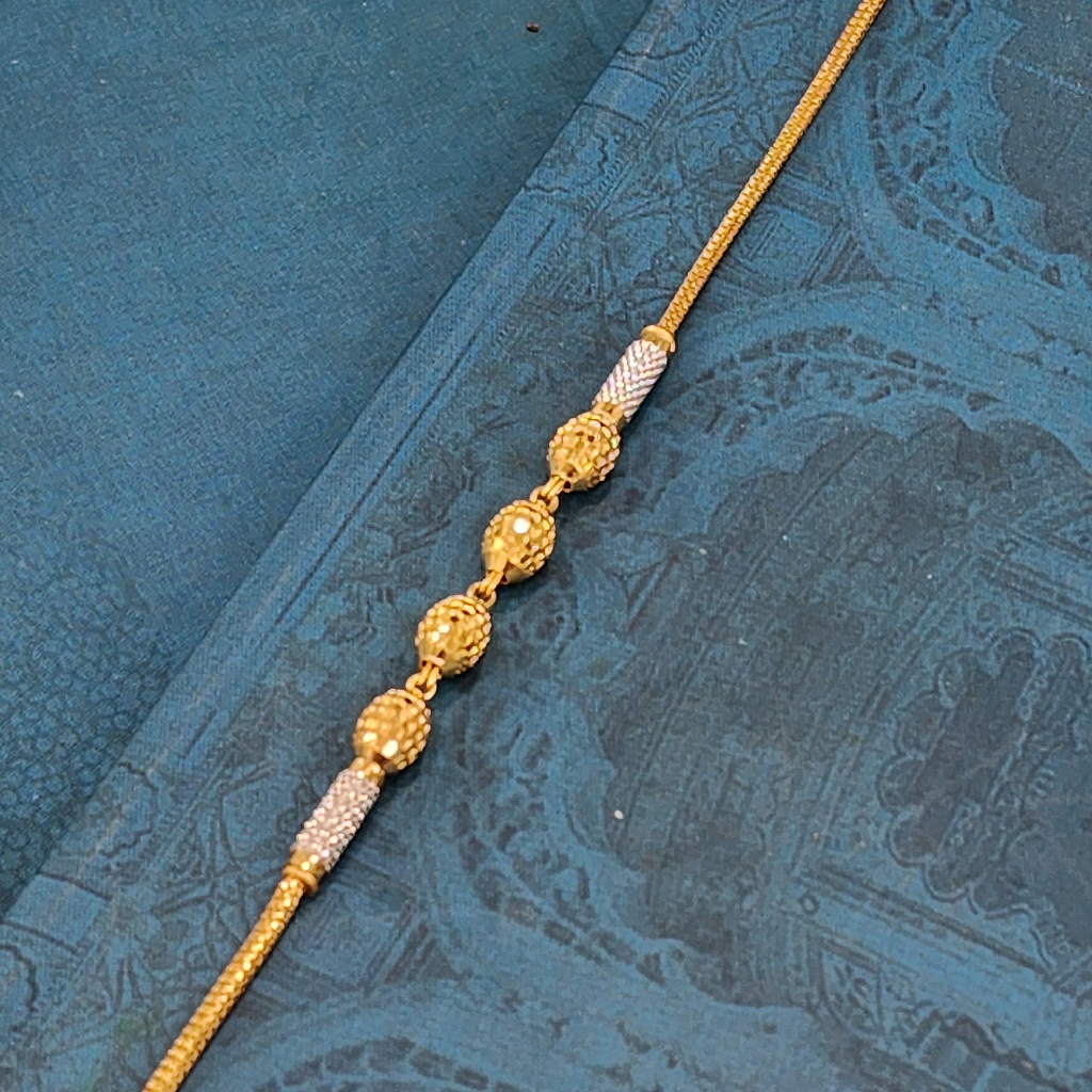 22K Gold Exclusive Ball Design Ledies Bracelet