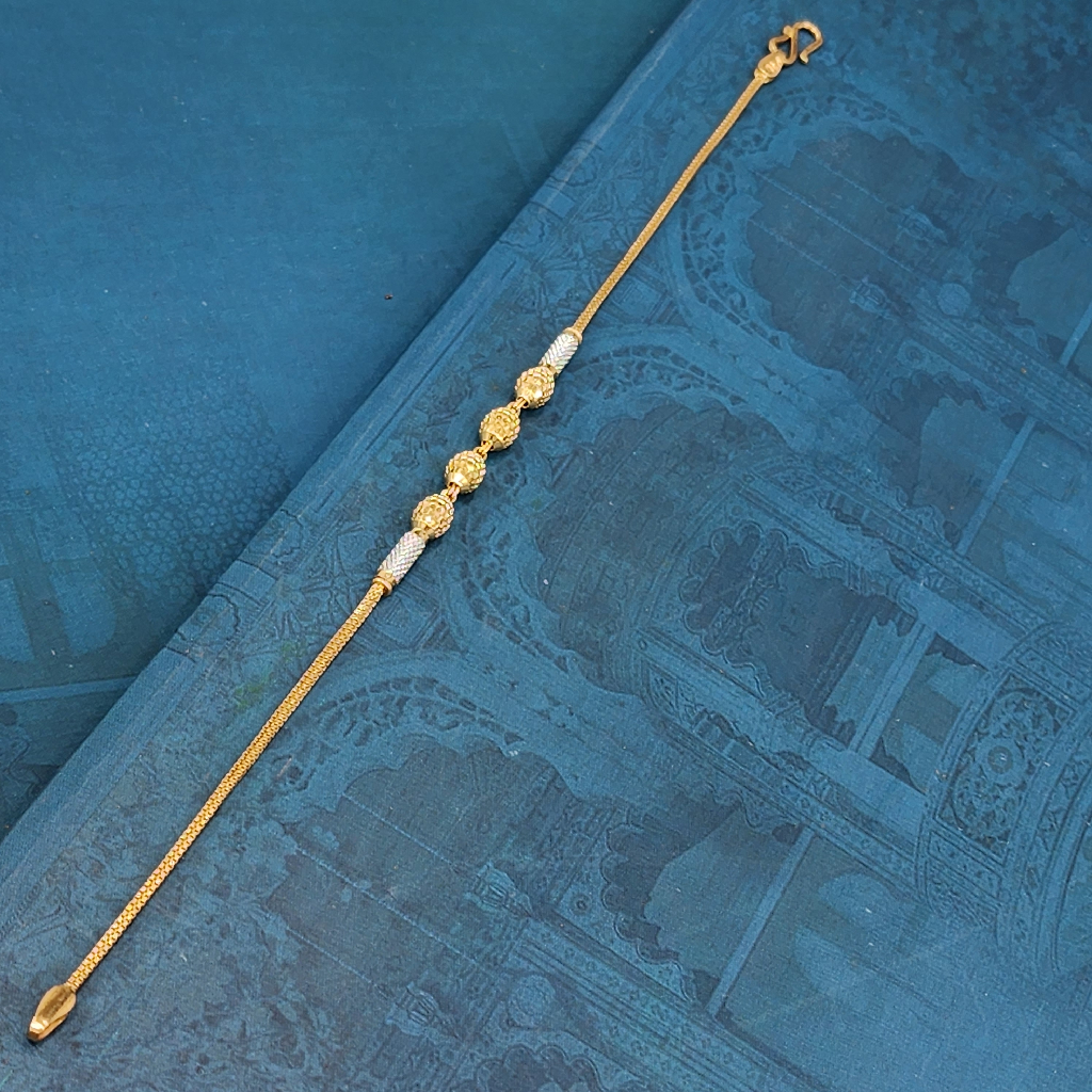22K Gold Exclusive Ball Design Ledies Bracelet
