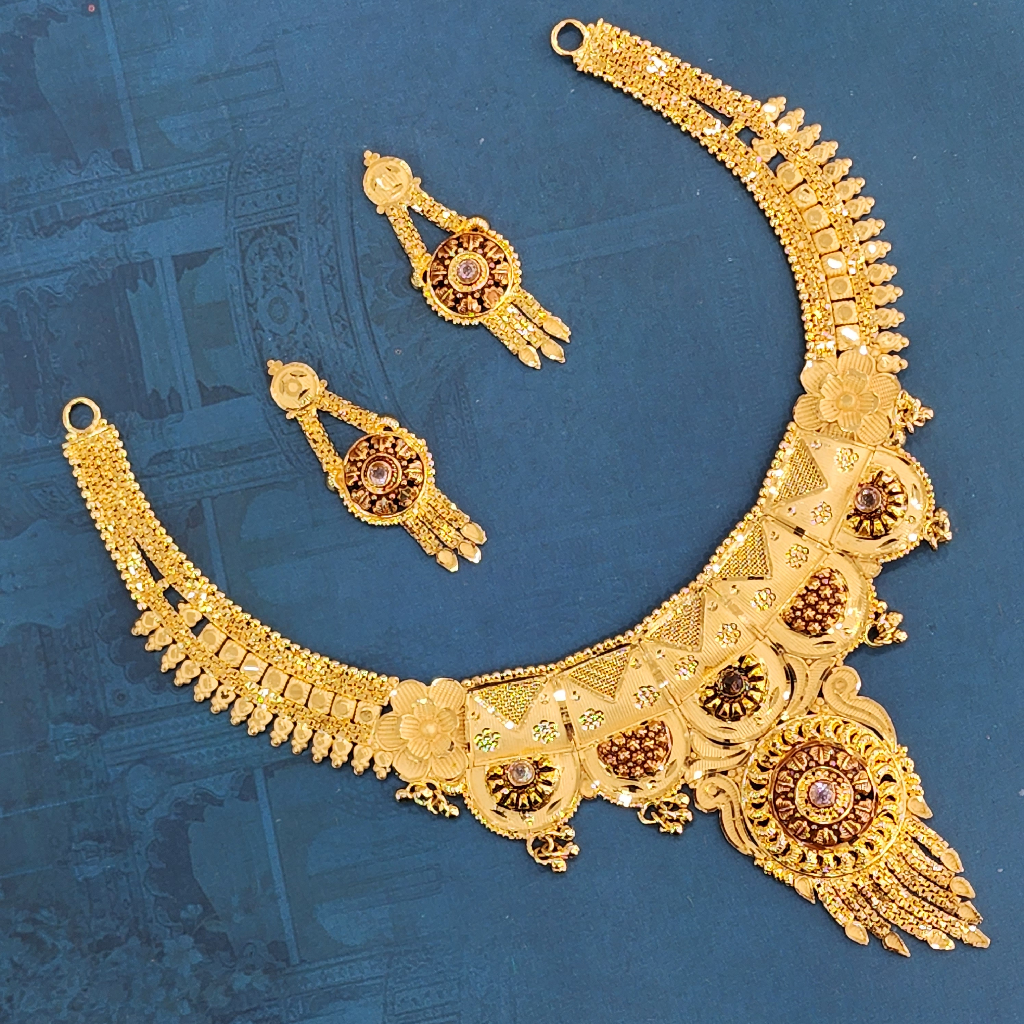 1.Gram Gold Forming Kalkatti Set.