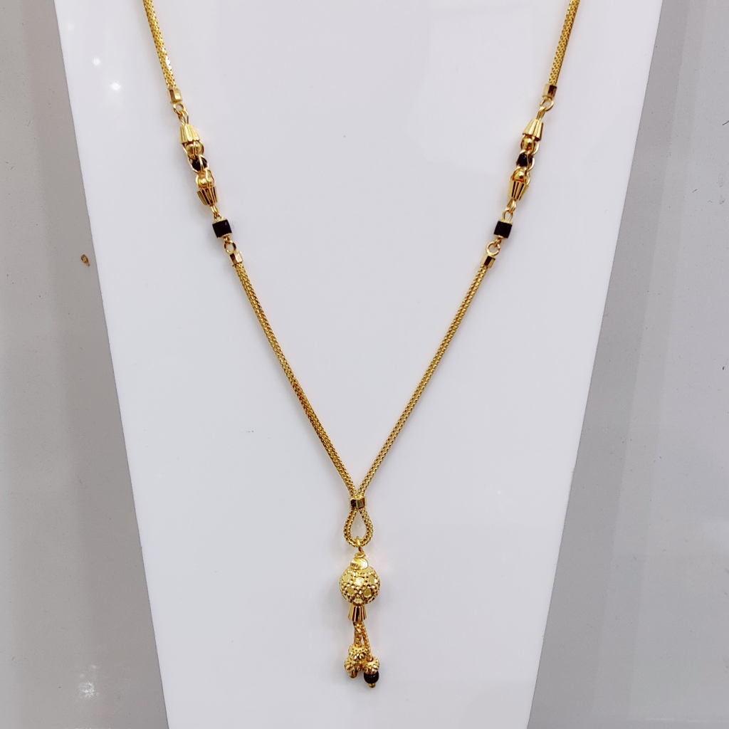 916 gold Fancy Mangalsutra Dokiya