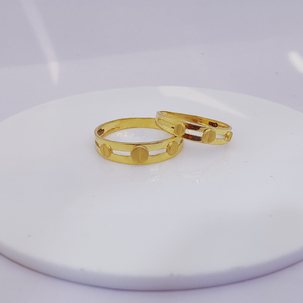 22k Gold Exclusive Couple Bands Ring