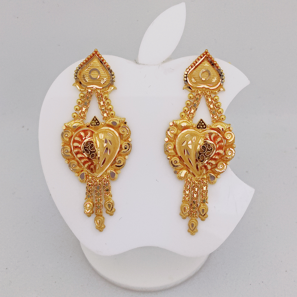22k Gold Exclusive Set Design Earring