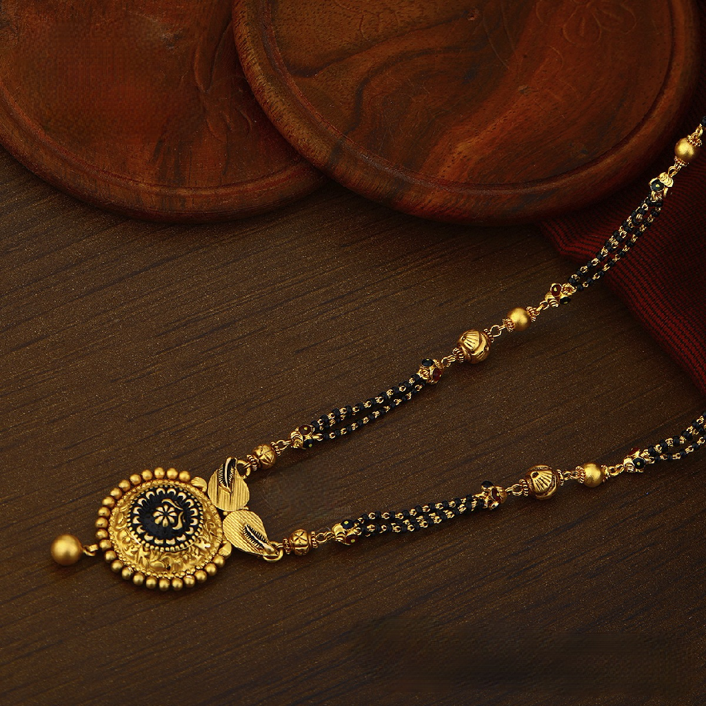 22K Gold Antique Jadtar Mangalsutra