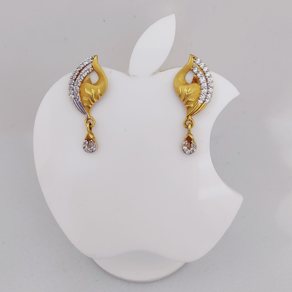 22k Gold Exclusive Patti Design Earring