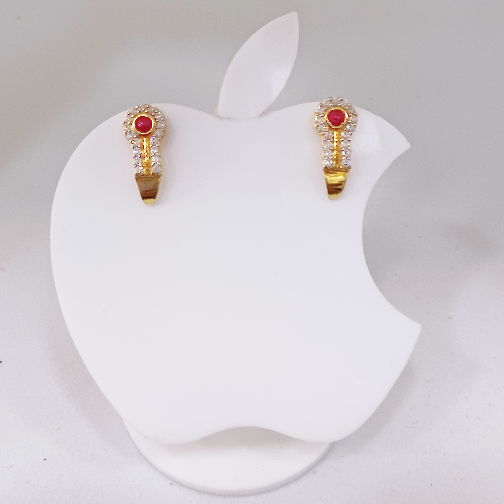 22k gold exclusive diamond ladies earring