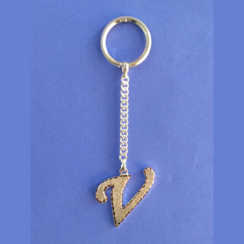 800 silver V alphabet key kitchen