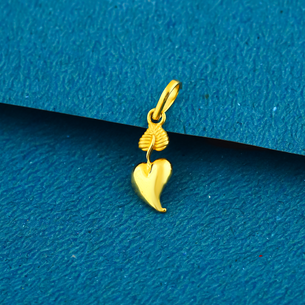 22K 916 gold mango shape pendant