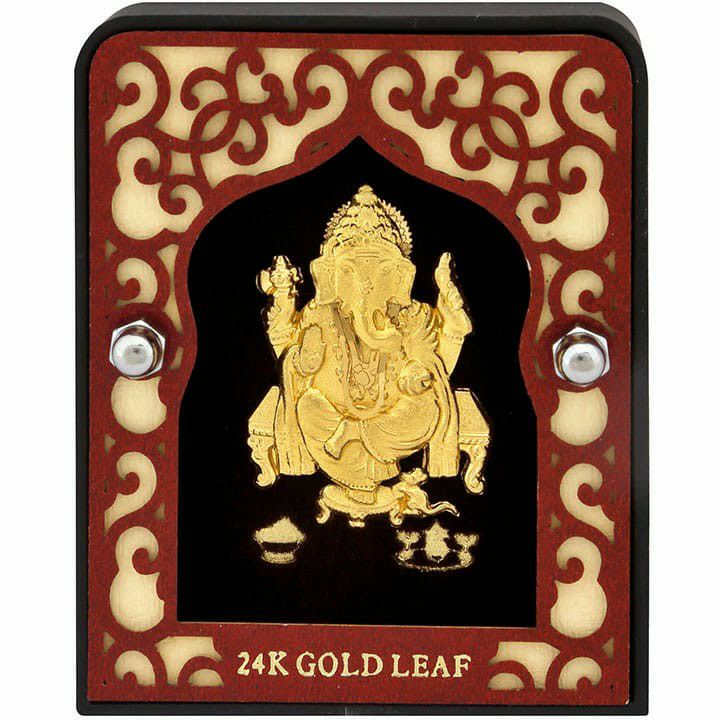 999 gold ganesh Design Frame