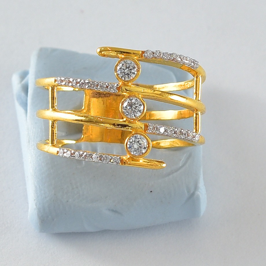 22k gold delicate women ring