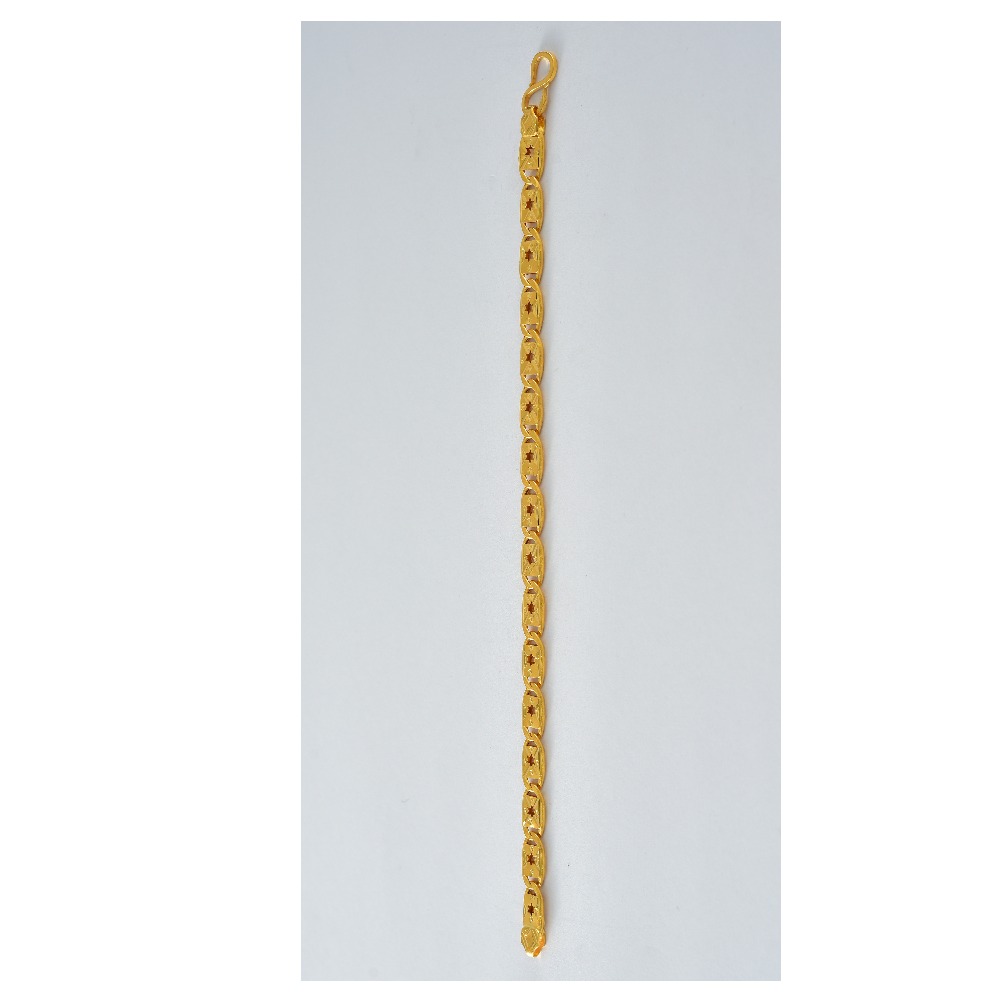 22KT Trendy Gold Men's Bracelet AJ-016