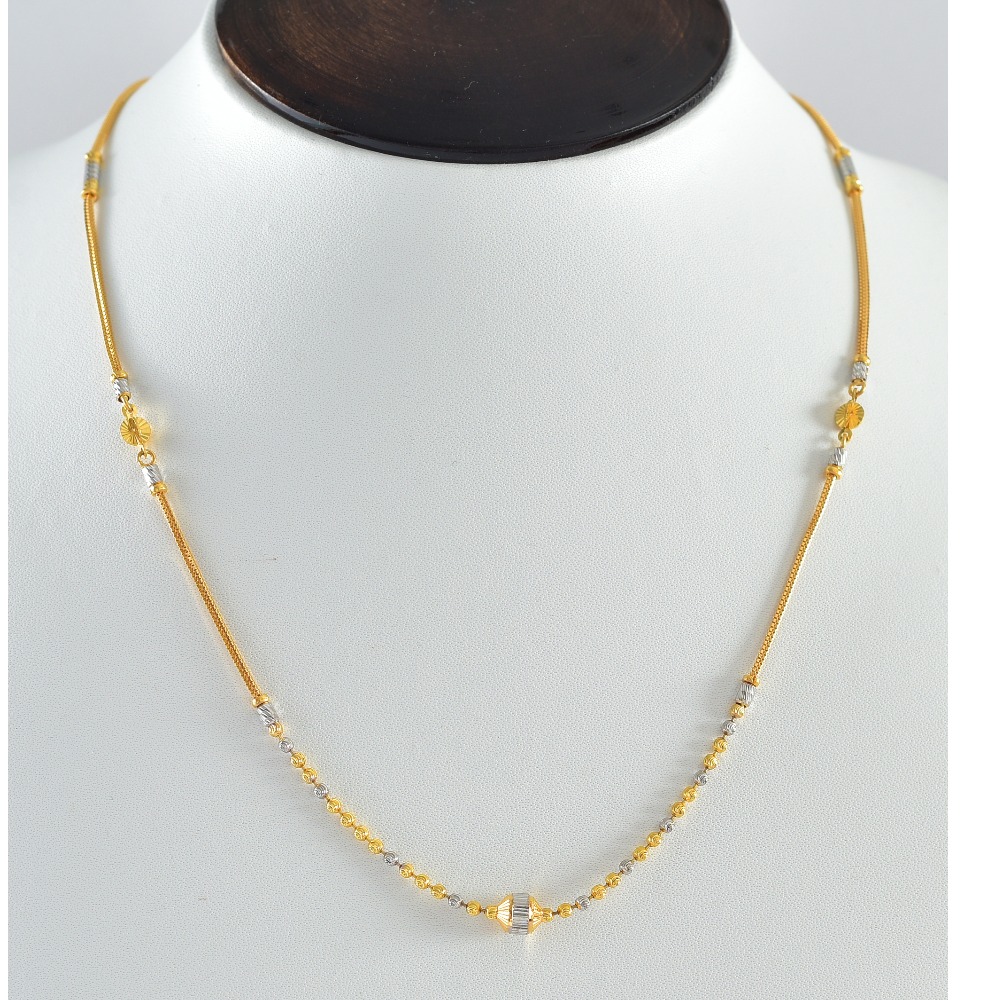 22KT Gold Diamond Chain aJ-008