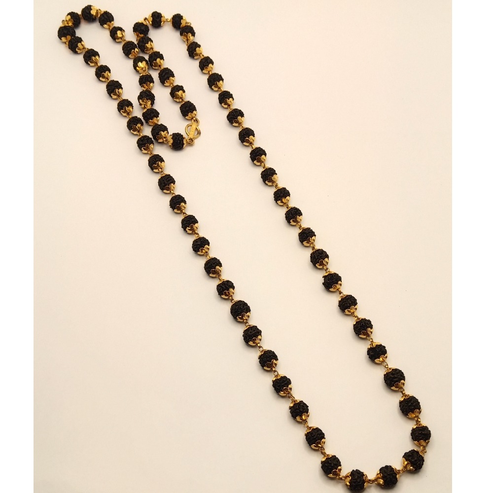 916 gold rudraksh chain chg199