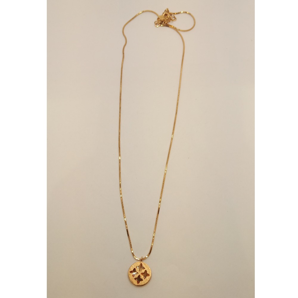 18kt gold handmade chain