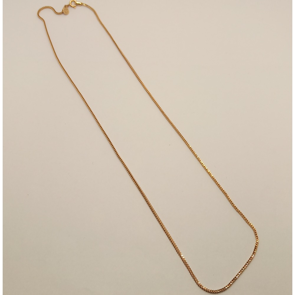 18kt gold trending chain