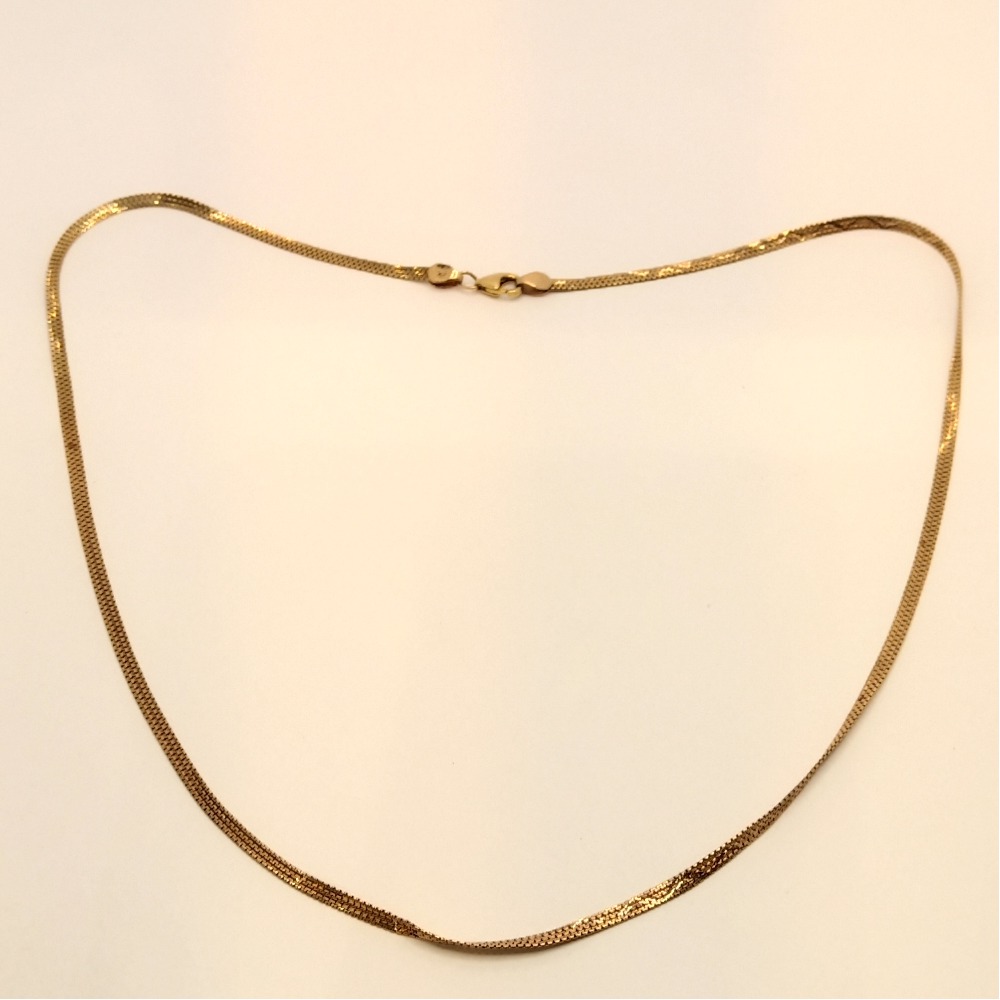 18kt gold daily wear chain