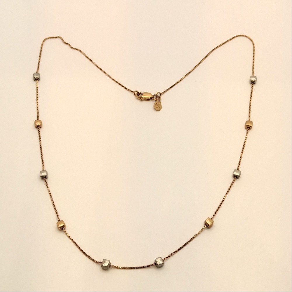 18k gold unique chain