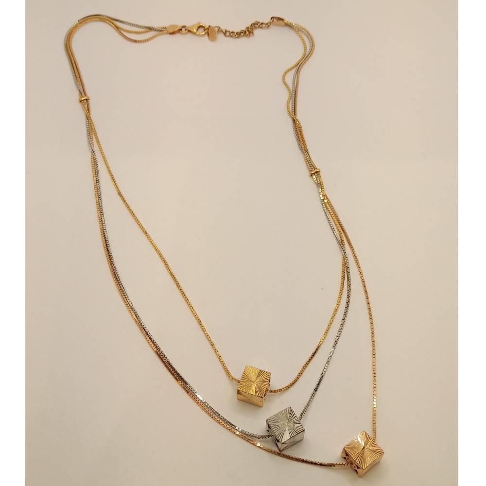 18k gold 3 Layer Chain