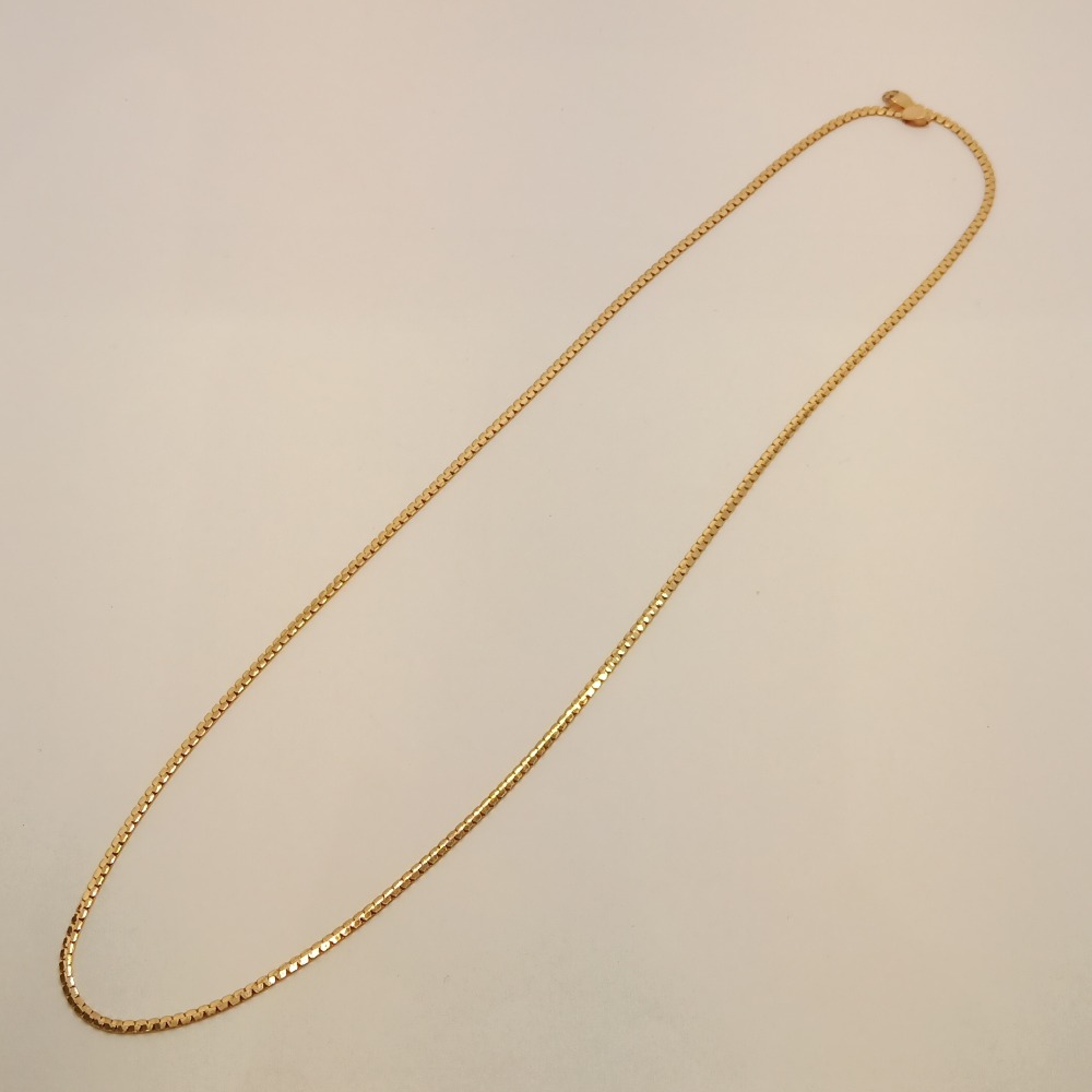 18k gold handmade chain