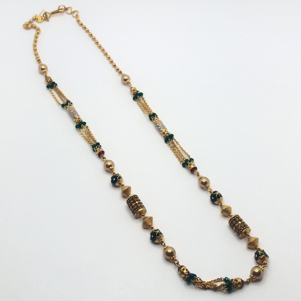 22k gold antique mala