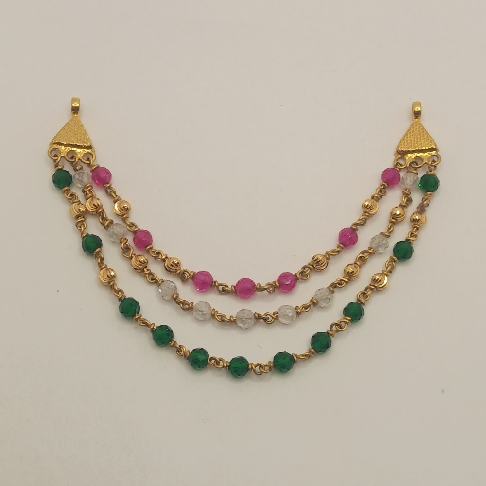 916 gold 3 layer mala