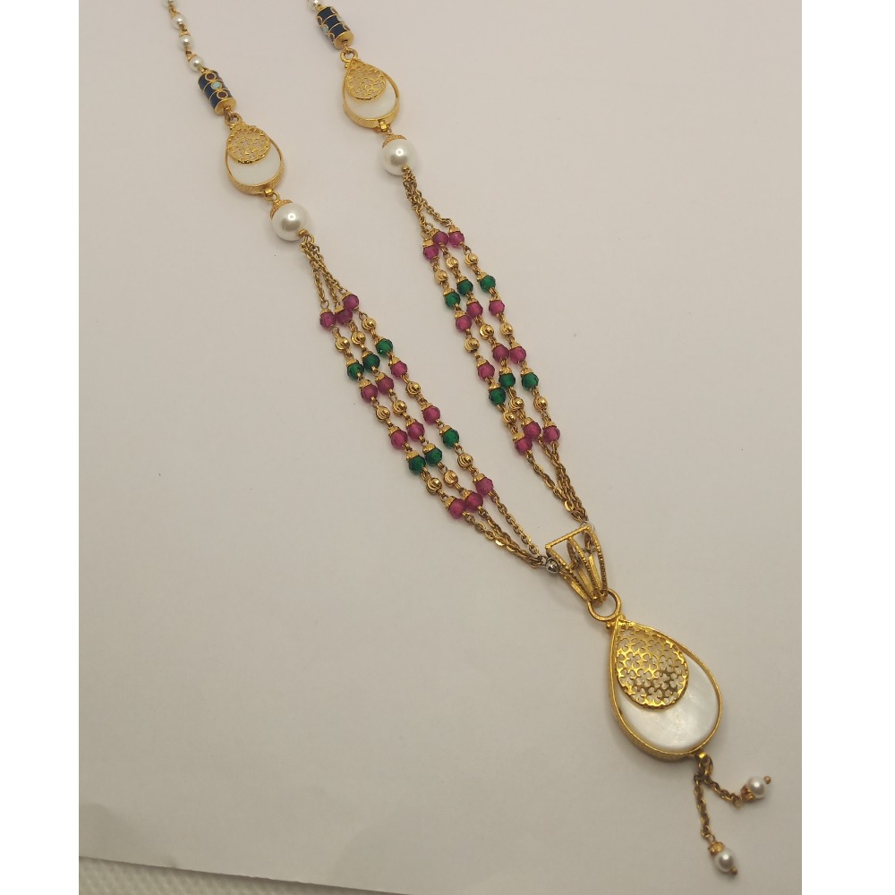 916 gold stylish mala