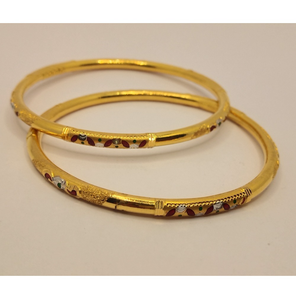 916 gold stylish copper kadli