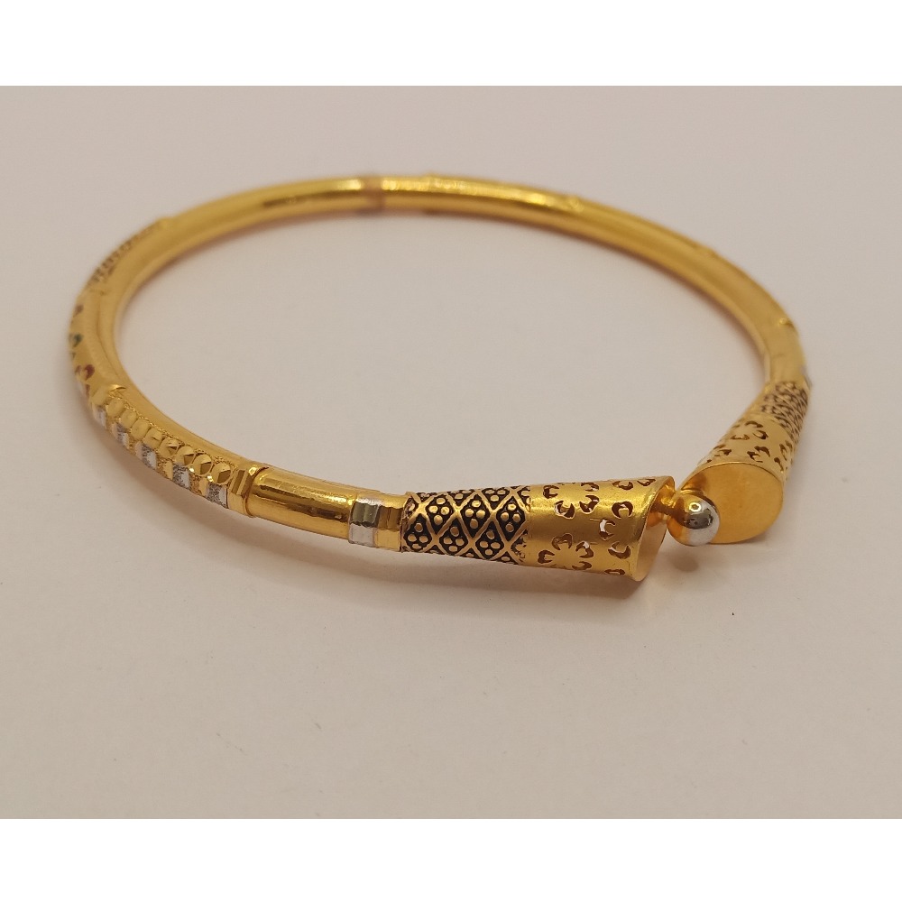 22k gold antique kadli bangle