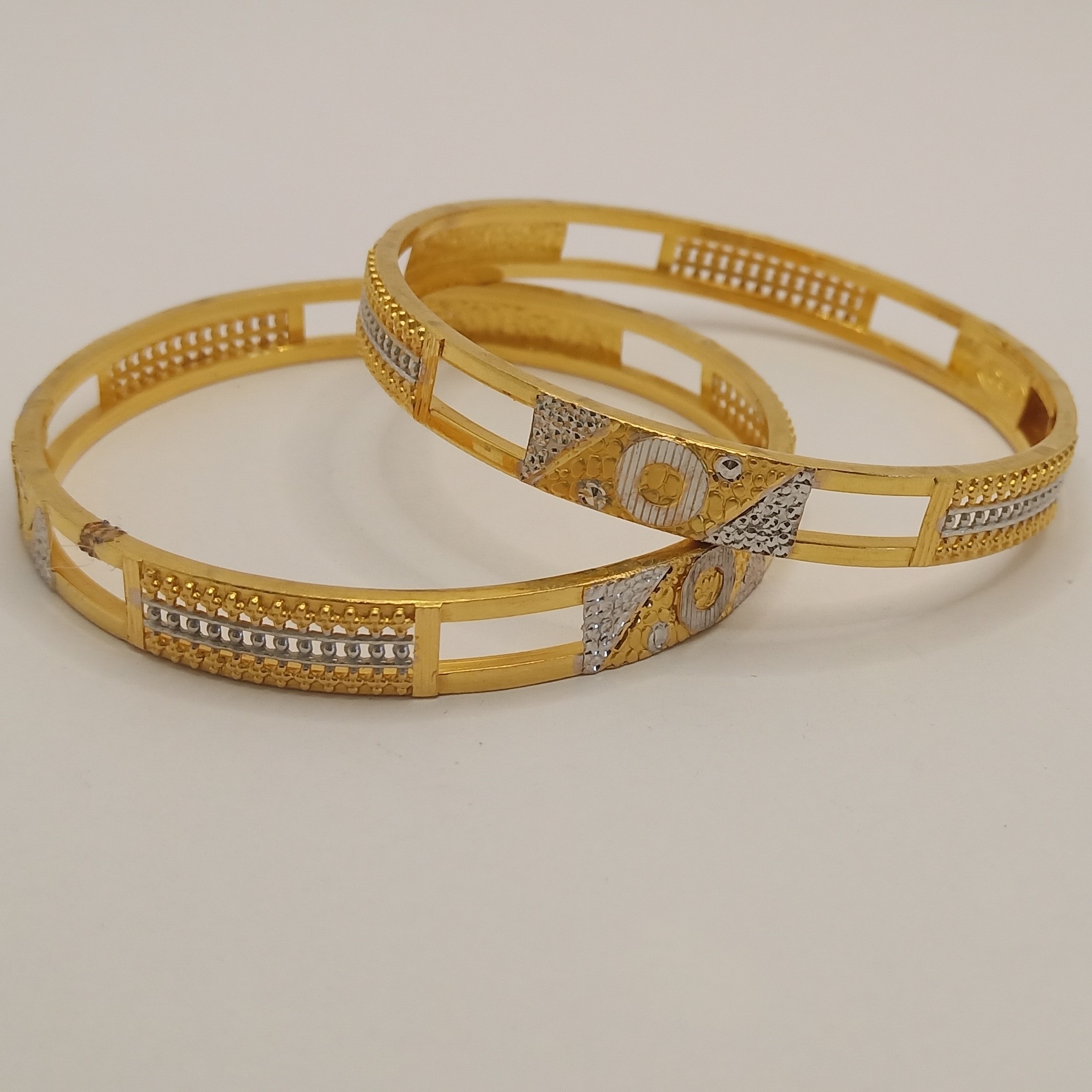 916 Gold Double Pipe Copper Kadli