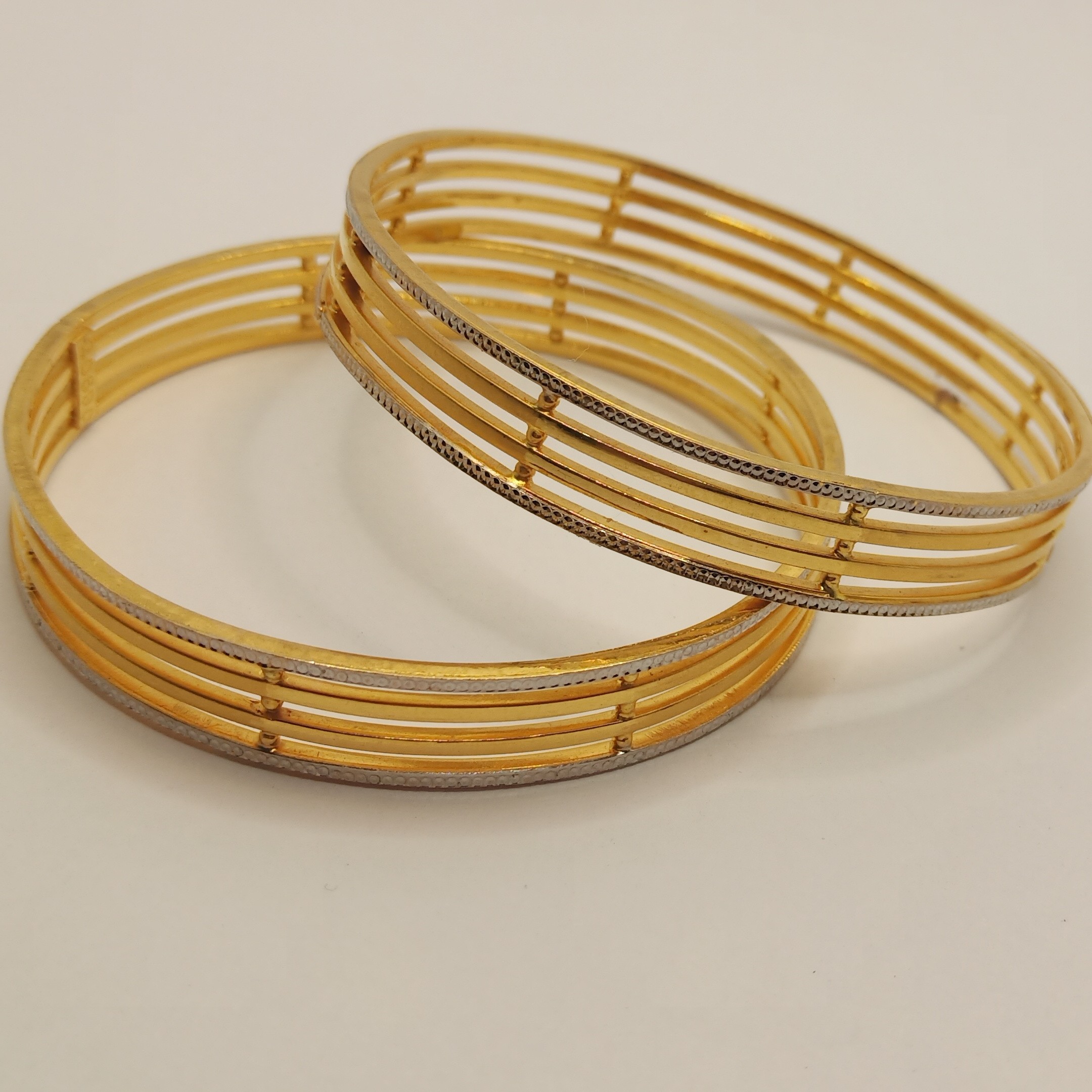 22K Gold Multi Pipe Kadli Bangle
