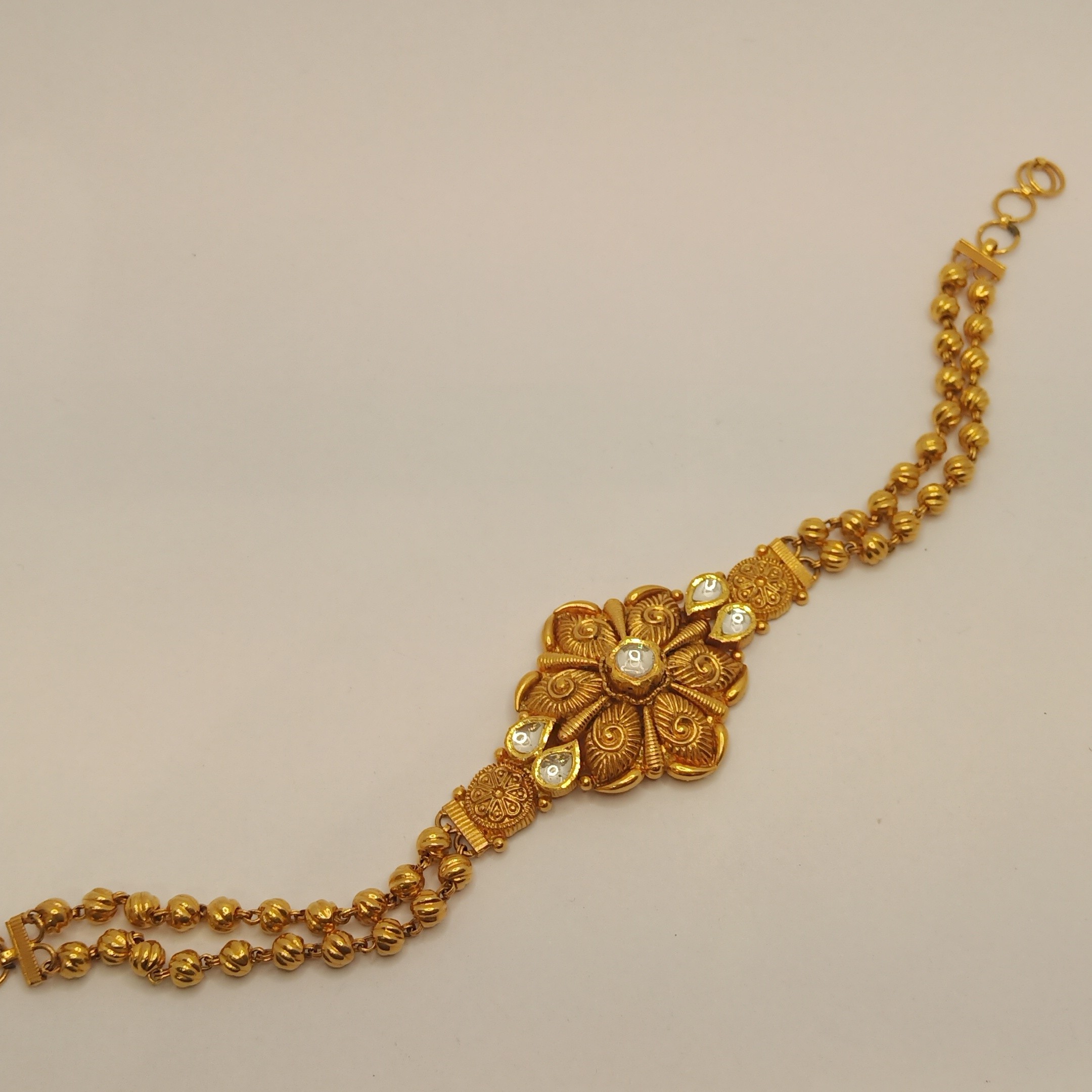 22K Gold Antique Bracelet For Women