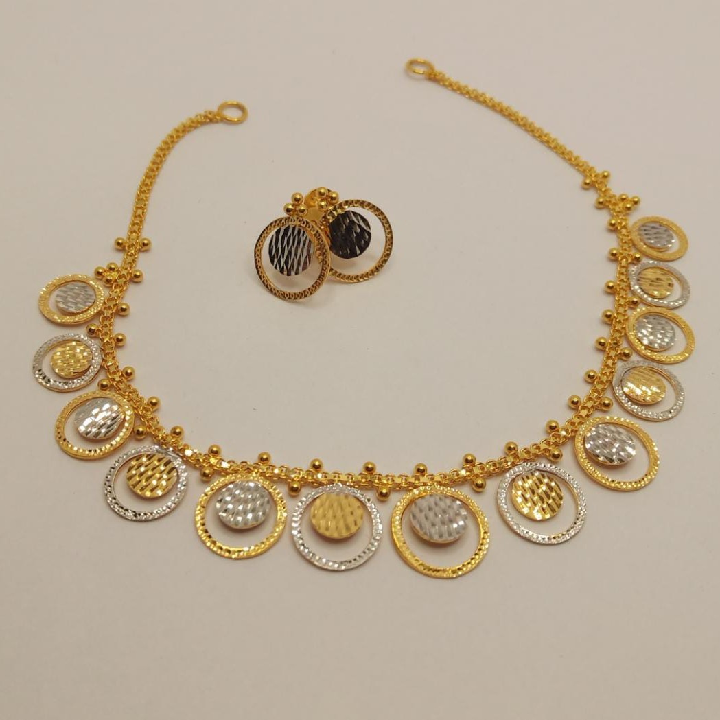 916 Gold Delicate Necklace Set