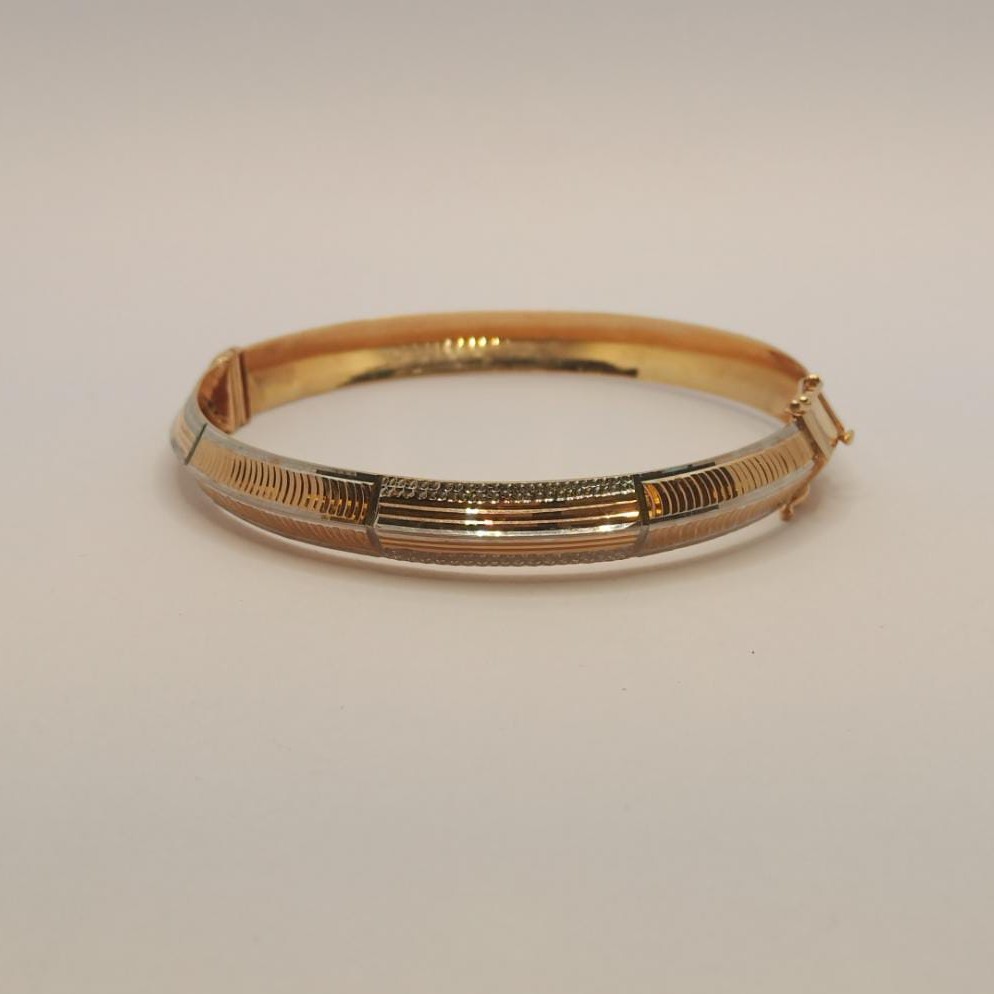 18K Gold Plain Bracelet