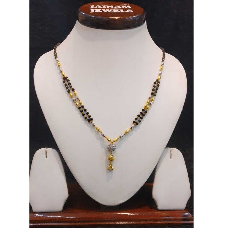 1 gram designed short mangalsutra