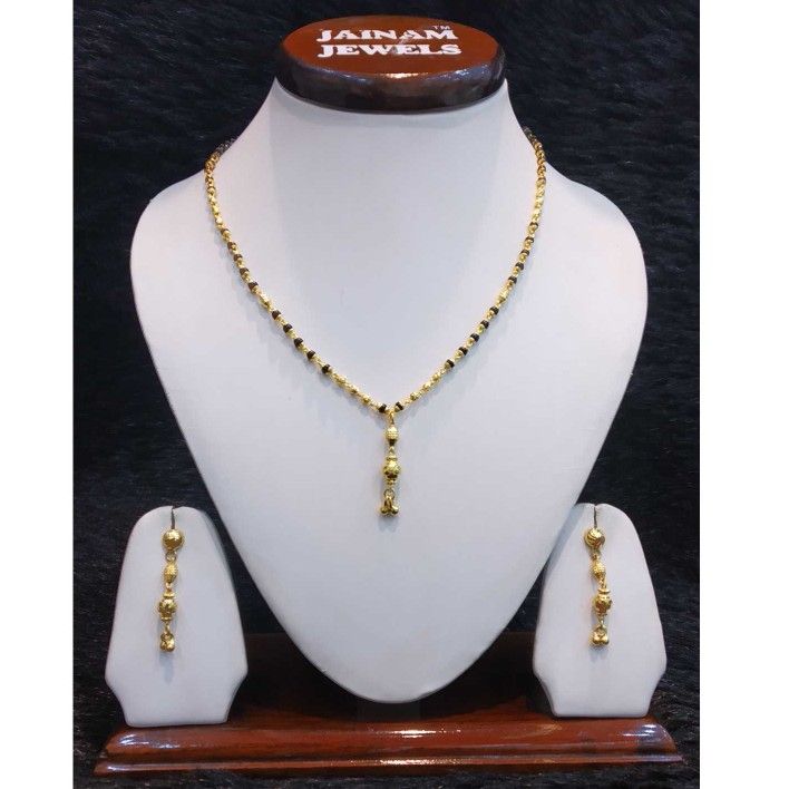 1 gram vertical designed short mangalsutra