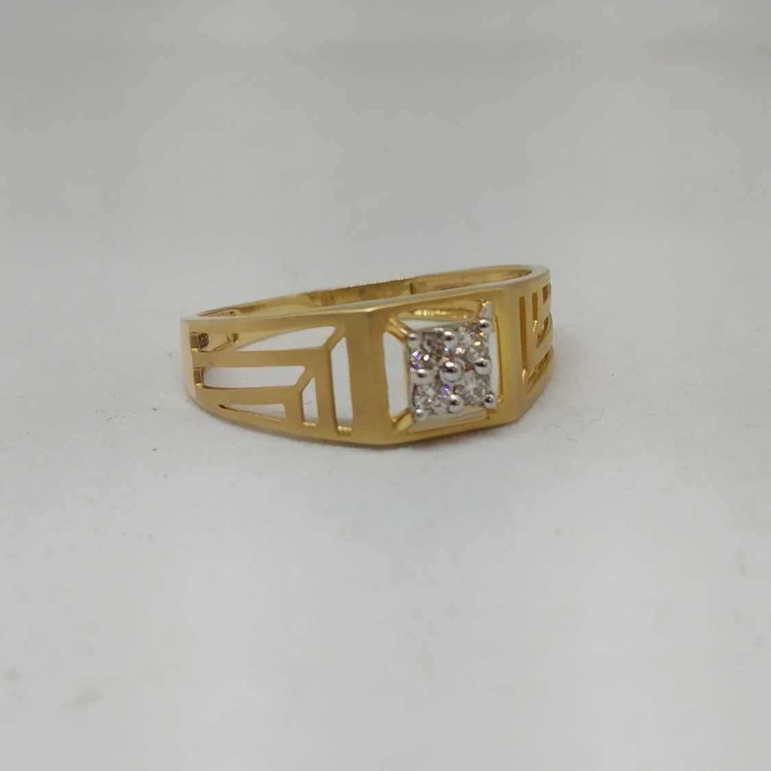 Real diamond casual branded gents rong