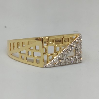 Real diamond branded gent ring