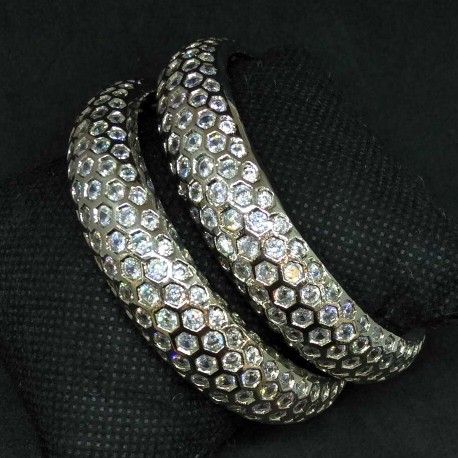 Ad diamond fancy forming bangle