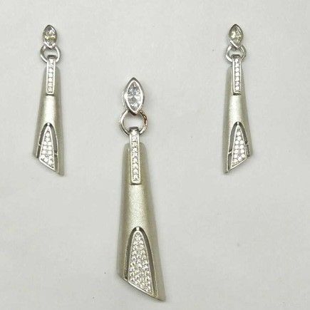925 Sterling Silver Pendant Set