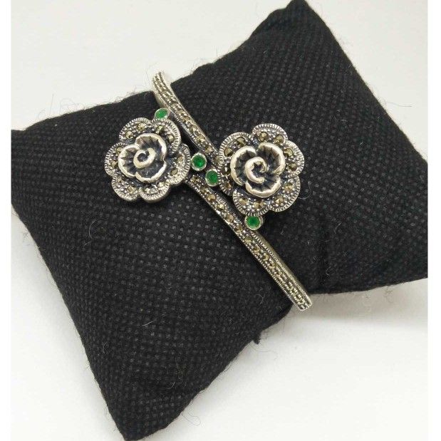 925 Sterling Silver DESIGNER OXIDES LADIES BRACLET
