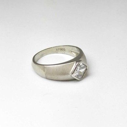 925 Sterling Silver Casual Gents Ring